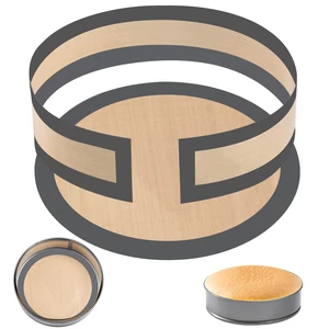 Silicone Baking Pad Suitable for Springform Flat Bottom, Preventing Cake From Sticking To The Bottom and Sides, Easy To Clean Silicone Baking Pad Suitable for Springform Flat Bottom, Preventing Cake From Sticking To The Bottom and Sides, Easy To Clean