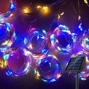 Solar Curtain Light Outdoor Waterproof Solar Fairy Garland String Lights Garden Yard Pavilion Wedding Party Holiday Decor Lights Solar Curtain Light Outdoor Waterproof Solar Fairy Garland String Lights Garden Yard Pavilion Wedding Party Holiday Decor Lights