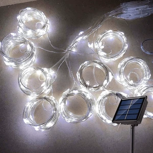 Solar Curtain Light Outdoor Waterproof Solar Fairy Garland String Lights Garden Yard Pavilion Wedding Party Holiday Decor Lights Solar Curtain Light Outdoor Waterproof Solar Fairy Garland String Lights Garden Yard Pavilion Wedding Party Holiday Decor Lights