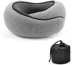 Travel Neck Pillow Memory Foam U-shaped Pillow Snail Style Travel Neck Support Portable Adjustable Soft Noon Break Sleep Pillows Travel Neck Pillow Memory Foam U-shaped Pillow Snail Style Travel Neck Support Portable Adjustable Soft Noon Break Sleep Pillows
