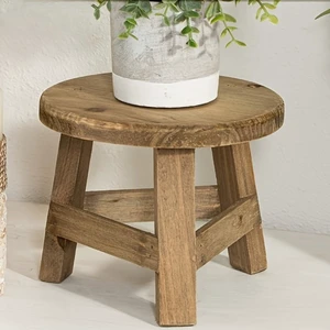 Wooden Mini Stool Display Stand, Modern Wooden Succulent Plant Stand, Suitable for Balconies, Perfect for Mother's Day Gifts Wooden Mini Stool Display Stand, Modern Wooden Succulent Plant Stand, Suitable for Balconies, Perfect for Mother's Day Gifts