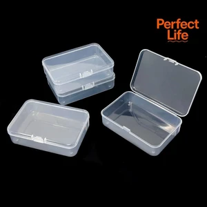 5PCS Transparent Plastic Box Jewelry Packaging Component For Receiving Box ID Card Jewelry Rectangle Home plastic storage box 5PCS Transparent Plastic Box Jewelry Packaging Component For Receiving Box ID Card Jewelry Rectangle Home plastic storage box
