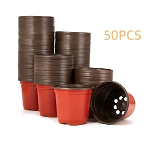50-Pack Americana Style Nursery Pots - Versatile Indoor/Outdoor Seedling Containers, Durable & Decorative 50-Pack Americana Style Nursery Pots - Versatile Indoor/Outdoor Seedling Containers, Durable & Decorative