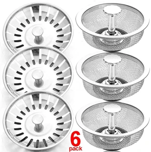 Wholesale Kitchen Sink Strainers with Handle Stopper Sink Drain Basket Stainless Steel Mesh Filter Waste Hole Trap Strainer Wholesale Kitchen Sink Strainers with Handle Stopper Sink Drain Basket Stainless Steel Mesh Filter Waste Hole Trap Strainer