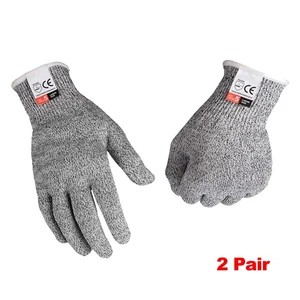 HPPE Level 5 Safety Anti Cut Gloves High-strength Industry Kitchen Gardening Anti-Scratch Anti-cut Glass Cutting Multi-Purpose HPPE Level 5 Safety Anti Cut Gloves High-strength Industry Kitchen Gardening Anti-Scratch Anti-cut Glass Cutting Multi-Purpose