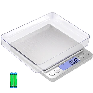 Gram Scale Small Digital Food Scale, 500g by 0.01Gram/0.001Ounce, Accurate Weighting, Multifunction Kitchen Scale for Jewelry/Baking/Soap, 9 Units, Tare Function, LCD Display, Including Battery Gram Scale Small Digital Food Scale, 500g by 0.01Gram/0.001Ounce, Accurate Weighting, Multifunction Kitchen Scale for Jewelry/Baking/Soap, 9 Units, Tare Function, LCD Display, Including Battery