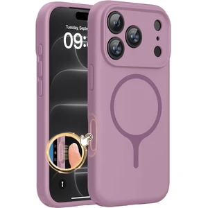 Miracase Magnetic for iPhone 18 Pro Case, Silicone, Blackcurrant | Compatible with MagSafe, Soft Microfiber Lining,Shockproof Drop Protection Phone Case for 18 Pro Miracase Magnetic for iPhone 18 Pro Case, Silicone, Blackcurrant | Compatible with MagSafe, Soft Microfiber Lining,Shockproof Drop Protection Phone Case for 18 Pro
