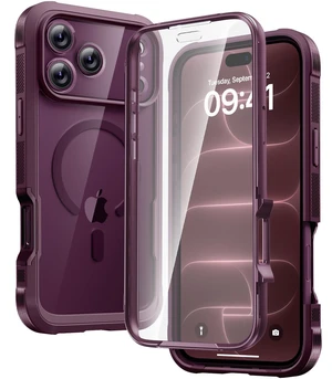 Diaclara Magnetic & Screen Protector for iPhone 18 Pro Max Case Burgundy | Fit for MagSafe, Builtin AntiScratch TouchSensitive Screen Protector, 360° DualLayer Rugged, MilGrade Drop Protection Diaclara Magnetic & Screen Protector for iPhone 18 Pro Max Case Burgundy | Fit for MagSafe, Builtin AntiScratch TouchSensitive Screen Protector, 360° DualLayer Rugged, MilGrade Drop Protection