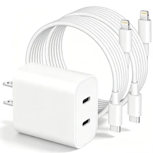 iPhone 14 Super Fast Charger,Dual Port USB C Charger,iPhone Charger Fast Charging Block,Quick Apple USB C Wall Adapter Plug,2Pack Type C Lightning Cable For iPhone 14/13/12/11/ProMax/MiNi/XR/SE/8 Plus iPhone 14 Super Fast Charger,Dual Port USB C Charger,iPhone Charger Fast Charging Block,Quick Apple USB C Wall Adapter Plug,2Pack Type C Lightning Cable For iPhone 14/13/12/11/ProMax/MiNi/XR/SE/8 Plus