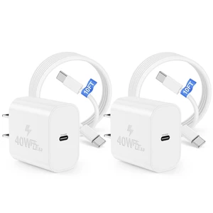 40W iPhone 18 17 16 15 Charger Fast Charging, USB C Super Fast Charger Block and Long C to C Cable Cord 10ft for Apple iPhone 18 Pro Max/18 Pro/DUO/17 Pro Max/17 Air/16 Pro Max/15 Plus/iPad Plug Cube 40W iPhone 18 17 16 15 Charger Fast Charging, USB C Super Fast Charger Block and Long C to C Cable Cord 10ft for Apple iPhone 18 Pro Max/18 Pro/DUO/17 Pro Max/17 Air/16 Pro Max/15 Plus/iPad Plug Cube