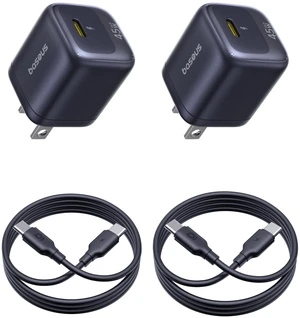 Baseus 45W USB C Charger Block, 2 Pack Super Fast Charger with USB-C Cable for iPhone 16/15 Series, iPad, Galaxy S24 Ultra and More Series Baseus 45W USB C Charger Block, 2 Pack Super Fast Charger with USB-C Cable for iPhone 16/15 Series, iPad, Galaxy S24 Ultra and More Series
