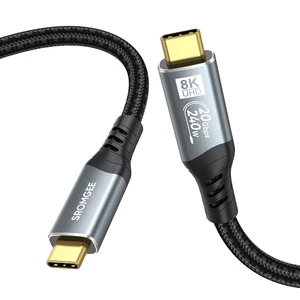 Data Transfer Cable Type C to Type C, 20Gbps/ 8K@60Hz Display/ 240W, 3.3ft | USB C 3.2 Gen 2 Fast Charging Monitor Video Cord for iPhone 17/16/15 Pro Max, MacBook Pro/Air, Galaxy S26, Externel SSDs Data Transfer Cable Type C to Type C, 20Gbps/ 8K@60Hz Display/ 240W, 3.3ft | USB C 3.2 Gen 2 Fast Charging Monitor Video Cord for iPhone 17/16/15 Pro Max, MacBook Pro/Air, Galaxy S26, Externel SSDs