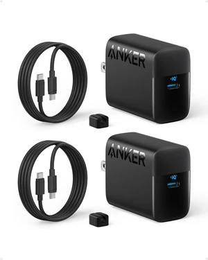 Anker 45W USB C Charger Block, 2-Pack Type C Charger Fast Charging | Phone Charger Includes 5ft USB-C Cable,For iPhone 18 Pro/17/16 Series,iPad, Galaxy S24 Ultra and More Anker 45W USB C Charger Block, 2-Pack Type C Charger Fast Charging | Phone Charger Includes 5ft USB-C Cable,For iPhone 18 Pro/17/16 Series,iPad, Galaxy S24 Ultra and More