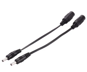 COOLM 5.5mm x 2.1mm Female to 3.5mm x 1.35mm Male Plug Socket DC Power Cord | 5.5x2.1mm F to 3.5x1.35mm M Adapter cable 2pcs, COOLM 5.5mm x 2.1mm Female to 3.5mm x 1.35mm Male Plug Socket DC Power Cord | 5.5x2.1mm F to 3.5x1.35mm M Adapter cable 2pcs,