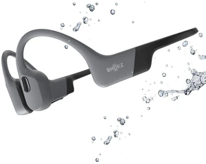 SHOKZ OpenSwim Pro Open-Ear MP3 Headphones, Grey, IP68 Waterproof, 32GB MP3 | IP68 waterproof; Bluetooth + 32GB MP3 modes; Vivid underwater sound; 9H battery; Swimming/Water sports SHOKZ OpenSwim Pro Open-Ear MP3 Headphones, Grey, IP68 Waterproof, 32GB MP3 | IP68 waterproof; Bluetooth + 32GB MP3 modes; Vivid underwater sound; 9H battery; Swimming/Water sports