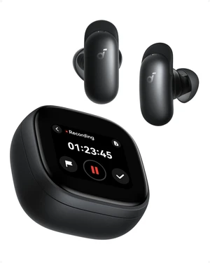 Soundcore Liberty 5 Pro Max by Anker Wireless Earbuds, AI Note-Taker | 120 free mins/mo, membership for more, ANC, Smart Case, 5-min charge for 4 hrs playtime, whisper-clear calls for meetings Soundcore Liberty 5 Pro Max by Anker Wireless Earbuds, AI Note-Taker | 120 free mins/mo, membership for more, ANC, Smart Case, 5-min charge for 4 hrs playtime, whisper-clear calls for meetings