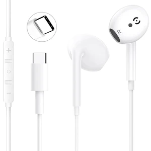 USB C Headphones for iPhone 17/16/15 Pro Max,Type C Earbuds Wired Earphones | (Microphone & Remote Control) Noise Cancelling Wired USB C Earphones, Galaxy S25/S24/S23/S22/S21/Ultra Note10/20, Pixel USB C Headphones for iPhone 17/16/15 Pro Max,Type C Earbuds Wired Earphones | (Microphone & Remote Control) Noise Cancelling Wired USB C Earphones, Galaxy S25/S24/S23/S22/S21/Ultra Note10/20, Pixel