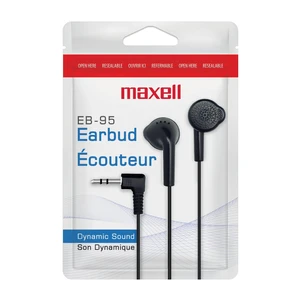 Maxell Earphone 190560-1 Each | Classic wired in-ear earphone for everyday listening - compatible with 3.5mm devices, made in China Maxell Earphone 190560-1 Each | Classic wired in-ear earphone for everyday listening - compatible with 3.5mm devices, made in China