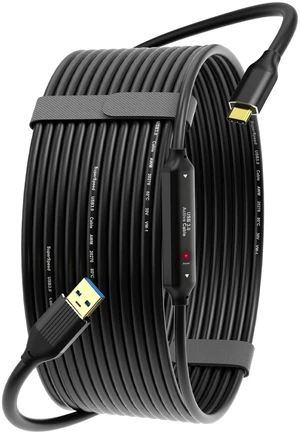 ZVOIYKM USB A to USB C 3.0 Data Extension Cable 50ft, 5Gbps High-Speed | Active USB 3.0 A to C Extension Cable 50ft/15m, 2 Signal Amplifiers, for Laptop, VR, PC, Xbox, Printers, Hard Drives ZVOIYKM USB A to USB C 3.0 Data Extension Cable 50ft, 5Gbps High-Speed | Active USB 3.0 A to C Extension Cable 50ft/15m, 2 Signal Amplifiers, for Laptop, VR, PC, Xbox, Printers, Hard Drives