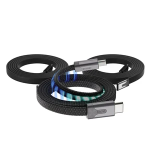 Statik MagStack Slim Pro USB C to C Flat Coil Magnetic Charging Cable, 100W | Flat Magnetic Coiling, Travel-Friendly, Nylon Braided Tangle-Free for iPhone and Android, Data Transfer, 3FT Black, 3 Pack Statik MagStack Slim Pro USB C to C Flat Coil Magnetic Charging Cable, 100W | Flat Magnetic Coiling, Travel-Friendly, Nylon Braided Tangle-Free for iPhone and Android, Data Transfer, 3FT Black, 3 Pack