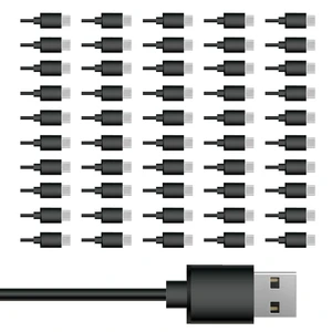 USB C Cable 50 Pack 0.5FT USB 2.0 Cables,Bulk Type C Charging Cords Black USB C Cable 50 Pack 0.5FT USB 2.0 Cables,Bulk Type C Charging Cords Black