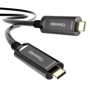 YSerendept Fiber Optic USB C Cable 50ft,10Gbps High Speed Active Optical Data Transfer,Compatible with Logitech Cameras,Webcams,Hubs,HDDs,AR/VR,Projectors,Printer,Black YSerendept Fiber Optic USB C Cable 50ft,10Gbps High Speed Active Optical Data Transfer,Compatible with Logitech Cameras,Webcams,Hubs,HDDs,AR/VR,Projectors,Printer,Black