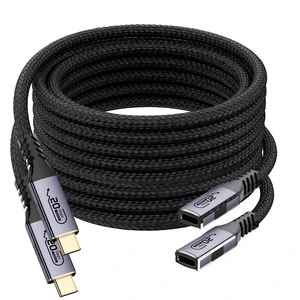2-pack usb c extension cables 10ft,usb c female to usb c male cables,usb c to usb c extender cables usb 3.2 Extension 100W PD Fast Charging 20 Gbps Compatibility with Thunderbolt 4/3 Laptop Table,SSD 2-pack usb c extension cables 10ft,usb c female to usb c male cables,usb c to usb c extender cables usb 3.2 Extension 100W PD Fast Charging 20 Gbps Compatibility with Thunderbolt 4/3 Laptop Table,SSD