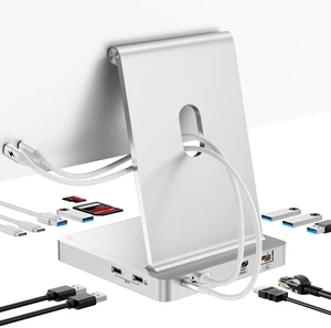 AGEEN 14-Port 10Gbps USB-C Hub for iMac 24 inch 2021/2023/2024 M1/M3/M4 | 5 USB-A & 2 USB-C 3.2 Ports, 2 USB-A 2.0 Ports, 4K@60Hz HDMI, 1Gbps Ethernet, SD/TF, M.2 NVME 8TB SSD Enclosure, DC/5V Input AGEEN 14-Port 10Gbps USB-C Hub for iMac 24 inch 2021/2023/2024 M1/M3/M4 | 5 USB-A & 2 USB-C 3.2 Ports, 2 USB-A 2.0 Ports, 4K@60Hz HDMI, 1Gbps Ethernet, SD/TF, M.2 NVME 8TB SSD Enclosure, DC/5V Input
