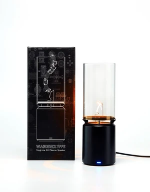 WARDENCLYFFE® SingLine 60 Plasma Speaker - High-Fidelity Desktop Audio for PC Gaming - Visual Electric Flame & Personal Ambience Light - Unique Tech Gift (Model:SingLine 60 Black) WARDENCLYFFE® SingLine 60 Plasma Speaker - High-Fidelity Desktop Audio for PC Gaming - Visual Electric Flame & Personal Ambience Light - Unique Tech Gift (Model:SingLine 60 Black)