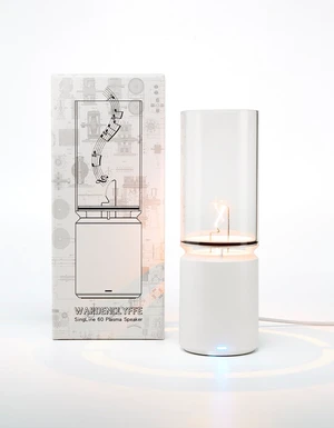 WARDENCLYFFE® SingLine 60 Plasma Speaker - High-Fidelity Desktop Audio for PC Gaming - Visual Electric Flame & Personal Ambience Light - Unique Tech Gift (Model:SingLine 60 White) WARDENCLYFFE® SingLine 60 Plasma Speaker - High-Fidelity Desktop Audio for PC Gaming - Visual Electric Flame & Personal Ambience Light - Unique Tech Gift (Model:SingLine 60 White)