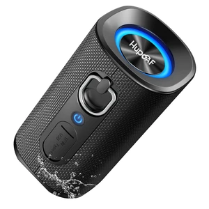 Hupoaf Bluetooth Speaker, Wireless Bluetooth Speaker with 30W 3D-Stereo Deep Bass, HD Call, Colorful RGB Lights, TF-Card USB, TWS Pairing, IP-X7 Waterproof for Outdoor Travel Party Home Beach Hupoaf Bluetooth Speaker, Wireless Bluetooth Speaker with 30W 3D-Stereo Deep Bass, HD Call, Colorful RGB Lights, TF-Card USB, TWS Pairing, IP-X7 Waterproof for Outdoor Travel Party Home Beach