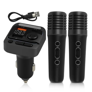 QKVCX Wireless Bluetooth Car Karaoke Microphone Kit Plug in Cigarette Lighter, 30H Duration 10M Range | Perfect for Outdoor Parties, Travel Sing-Alongs & Group Gatherings QKVCX Wireless Bluetooth Car Karaoke Microphone Kit Plug in Cigarette Lighter, 30H Duration 10M Range | Perfect for Outdoor Parties, Travel Sing-Alongs & Group Gatherings
