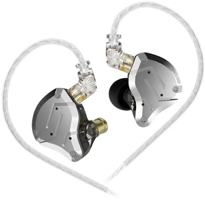 KZ ZS10 Pro in Ear Monitor, IEM Earbuds Headphone, Gaming Earbuds with 4BA and 1DD Drivers, KZ HiFi IEM Earphone Upgraded ZS10 with Detachable 0.75mm 2 Pin 6N OFC Cable (Black No Mic) KZ ZS10 Pro in Ear Monitor, IEM Earbuds Headphone, Gaming Earbuds with 4BA and 1DD Drivers, KZ HiFi IEM Earphone Upgraded ZS10 with Detachable 0.75mm 2 Pin 6N OFC Cable (Black No Mic)
