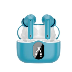 Wireless Earbuds, Bluetooth 5.4 Headphones Bass Stereo/ENC Mic, Ice Blue | Ear Buds with Noise Cancelling Mic LED Display in Ear Earphones IP7 Waterproof 36H Bluetooth Earbuds for Phones/Sport/Laptop Wireless Earbuds, Bluetooth 5.4 Headphones Bass Stereo/ENC Mic, Ice Blue | Ear Buds with Noise Cancelling Mic LED Display in Ear Earphones IP7 Waterproof 36H Bluetooth Earbuds for Phones/Sport/Laptop