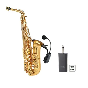 Wireless Saxophone Microphone UHF for Musical Instruments Speaker Voice Amplifier with Receiver Clip Professional Orchestra Trumpet Saxo HiFi Megaphone Condenser Portable Handheld Mini Mic Wireless Saxophone Microphone UHF for Musical Instruments Speaker Voice Amplifier with Receiver Clip Professional Orchestra Trumpet Saxo HiFi Megaphone Condenser Portable Handheld Mini Mic
