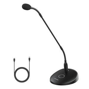 Saramonic GM18CU 18 Cardioid Condenser Gooseneck Mic with USB Base, Button Control & Headphone (USB C) Saramonic GM18CU 18 Cardioid Condenser Gooseneck Mic with USB Base, Button Control & Headphone (USB C)