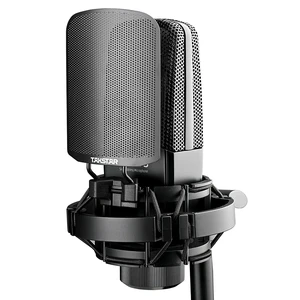 TAKSTAR TAK45 XLR Cardioid Condenser Mic with 34mm Gold-Plated Diaphragm | 20Hz-20kHz Response, Cardioid Pattern, Shock Mount & Windscreen,Compact for Streaming, 48V Phantom Power Required TAKSTAR TAK45 XLR Cardioid Condenser Mic with 34mm Gold-Plated Diaphragm | 20Hz-20kHz Response, Cardioid Pattern, Shock Mount & Windscreen,Compact for Streaming, 48V Phantom Power Required