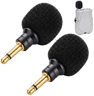 Tellegloww 2 Pcs Hearing Amplifier Replacement 3.5mm Plug Microphone | 3.5mm Mono Plug, Omnidirectional Condenser, Plug Mic with Foam Cover for Hearing Amplifier Replacement Spare for Seniors Tellegloww 2 Pcs Hearing Amplifier Replacement 3.5mm Plug Microphone | 3.5mm Mono Plug, Omnidirectional Condenser, Plug Mic with Foam Cover for Hearing Amplifier Replacement Spare for Seniors