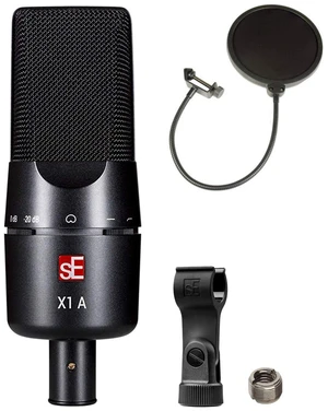 sE Electronics X1 A Large-Diaphragm Condenser Microphone Bundle with Pop Screen Filter sE Electronics X1 A Large-Diaphragm Condenser Microphone Bundle with Pop Screen Filter
