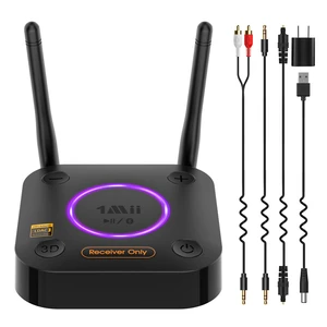 1Mii B06Ultra Bluetooth 5.3 Receiver with LDAC for Hi-Res Wireless Audio, HiFi Bluetooth Audio Adapter w/Audiophile DAC, 3D Surround aptX HD Low Latency, Optical AUX 3.5mm Coaxial for Home Stereo 1Mii B06Ultra Bluetooth 5.3 Receiver with LDAC for Hi-Res Wireless Audio, HiFi Bluetooth Audio Adapter w/Audiophile DAC, 3D Surround aptX HD Low Latency, Optical AUX 3.5mm Coaxial for Home Stereo