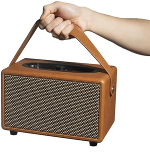 PHASEOTECH Vintage Bluetooth Speaker, 50W Portable Wireless Speaker with Deep Bass, Rechargeable Battery, Bluetooth 5.0 and AUX Input for Home, Office, Party and Camping, Brown PHASEOTECH Vintage Bluetooth Speaker, 50W Portable Wireless Speaker with Deep Bass, Rechargeable Battery, Bluetooth 5.0 and AUX Input for Home, Office, Party and Camping, Brown