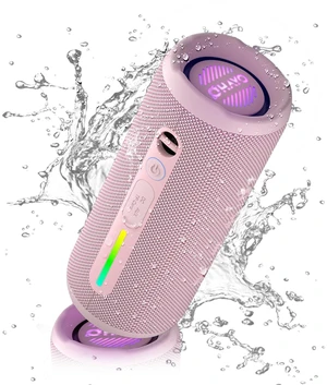 OHAYO Portable Bluetooth Speaker IPX7 Waterproof, 24W Wireless Stereo Speaker with Extra Bass, Bluetooth 5.3, 30-Hour Playtime & Colorful LED Lights for Pool, Camping, Beach, Party (Black) OHAYO Portable Bluetooth Speaker IPX7 Waterproof, 24W Wireless Stereo Speaker with Extra Bass, Bluetooth 5.3, 30-Hour Playtime & Colorful LED Lights for Pool, Camping, Beach, Party (Black)