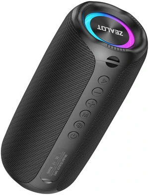 ZEALOT 30W Max Portable Bluetooth Speaker with Deep Bass Stereo Sound/TWS Pairing/Bluetooth 5.4/3600mAh Capacity/RGB Colorful Lights for Home, Outdoor, CampingBlack ZEALOT 30W Max Portable Bluetooth Speaker with Deep Bass Stereo Sound/TWS Pairing/Bluetooth 5.4/3600mAh Capacity/RGB Colorful Lights for Home, Outdoor, CampingBlack