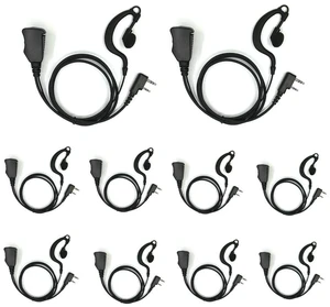 10pcs Walkie Talkie Earpieces for Baofeng with Volume Roller | UV-5R BF-F8HP BF-888S Retevis H-777 RT22 RT21 RT27 H-777S Arcshell 10pcs Walkie Talkie Earpieces for Baofeng with Volume Roller | UV-5R BF-F8HP BF-888S Retevis H-777 RT22 RT21 RT27 H-777S Arcshell