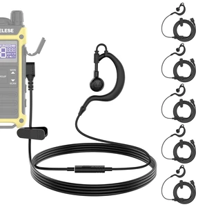 KETELESE TypeC Earpiece, USB C Headset for T3 T4 Walkie Talkie | G-Shap, in ear, 6 Pack,Black KETELESE TypeC Earpiece, USB C Headset for T3 T4 Walkie Talkie | G-Shap, in ear, 6 Pack,Black