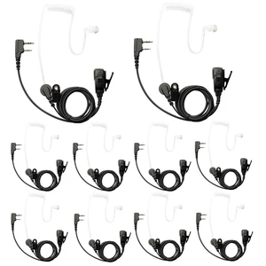 Yolipar 10 PCS UV-5R Earpiece Surveillance Kit Compatible with BTECH, Retevis RT21 RT22, Kenwood, Arcshell AR-5 Walkie Talkie Radio with PTT Mic Tansparent Acoustic Tube Headset Yolipar 10 PCS UV-5R Earpiece Surveillance Kit Compatible with BTECH, Retevis RT21 RT22, Kenwood, Arcshell AR-5 Walkie Talkie Radio with PTT Mic Tansparent Acoustic Tube Headset