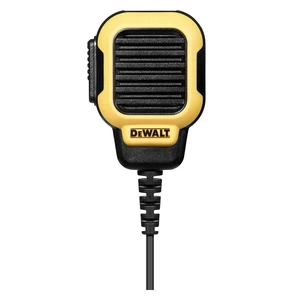 DEWALT DXFRSRM1 Remote Speaker Mic for DXFRS300 and DXFRS800 | 2.5mm audio jack, push-to-talk, 360-degree swivel clip, clip-on lapel mic, warehouse and jobsite audio, Model DXFRSRM1 DEWALT DXFRSRM1 Remote Speaker Mic for DXFRS300 and DXFRS800 | 2.5mm audio jack, push-to-talk, 360-degree swivel clip, clip-on lapel mic, warehouse and jobsite audio, Model DXFRSRM1