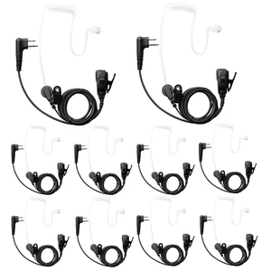 Yolipar 10 PCS CP200D RDM2070D Surveillance Earpiece Compatible with Motorola Radio CLS1410 CLS1110 CP200 GP300 GP2000 Walkie Talkie Radio with PTT Mic Tansparent Acoustic Tube Headset Yolipar 10 PCS CP200D RDM2070D Surveillance Earpiece Compatible with Motorola Radio CLS1410 CLS1110 CP200 GP300 GP2000 Walkie Talkie Radio with PTT Mic Tansparent Acoustic Tube Headset