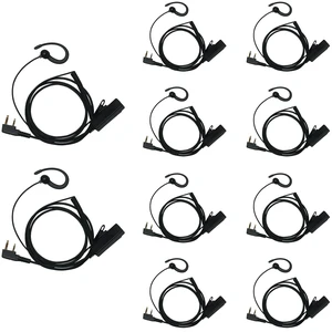 10 Pack Walkie Talkie Earpiece Headset with MIC PTT C-Shape | Compatible with Baofeng UV-5R BF-888S BF-F8HP BF-F9 Kenwood TK-2107 TK-3107 H777 RT7 RT21 Two Way Radios 10 Pack Walkie Talkie Earpiece Headset with MIC PTT C-Shape | Compatible with Baofeng UV-5R BF-888S BF-F8HP BF-F9 Kenwood TK-2107 TK-3107 H777 RT7 RT21 Two Way Radios