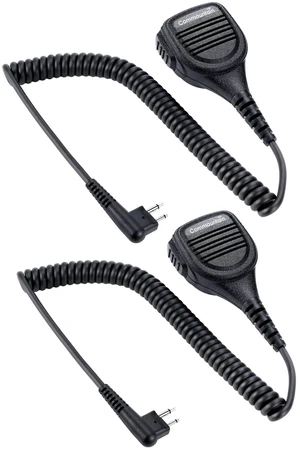 commountain Speaker Mic for Motorola Radios R2, CP100D, CP200D, 2 Pack | Also Fits CP200 CP185 CLS1110 CLS1410 BPR50DX BPR40 RMU2040 2-Pin Walkie Talkie, Shoulder Microphone with Clear Audio commountain Speaker Mic for Motorola Radios R2, CP100D, CP200D, 2 Pack | Also Fits CP200 CP185 CLS1110 CLS1410 BPR50DX BPR40 RMU2040 2-Pin Walkie Talkie, Shoulder Microphone with Clear Audio